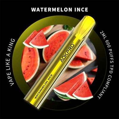 2 밀리람베르트 전략 무리 제한 협정 Nic 버릴 수 있는 포드 장치 수박 얼음 500 mah는 펜을 기화시킵니다